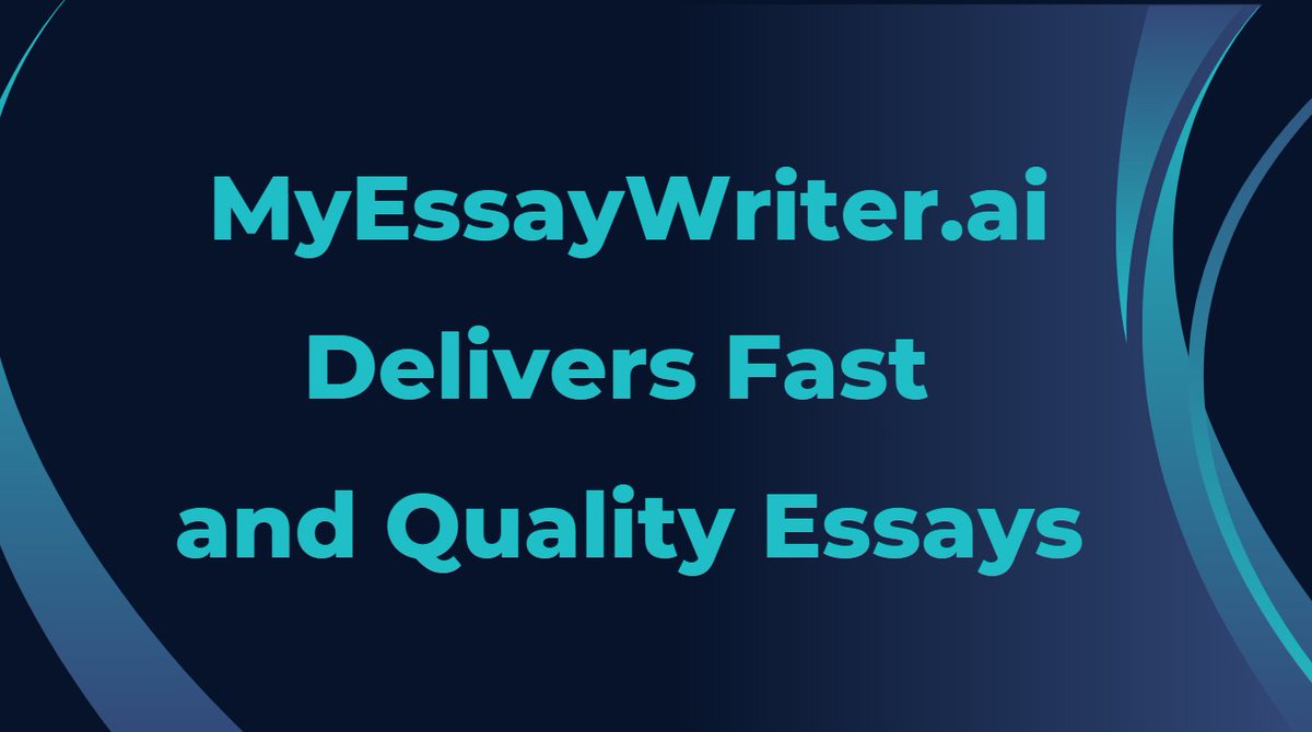 iamstevenrusso's tweet photo. How MyEssayWriter Delivers Fast and Quality Essays
https://t.co/rgdfrlyeMm
#essaywriting #education #MyEssayWriter #AIwriting #Essays #academiclife #Students #need #college #school #Worlds2024📷📷 #news #TwitterWorld #ElonMusk @elonmusk https://t.co/XRKSRDBHON