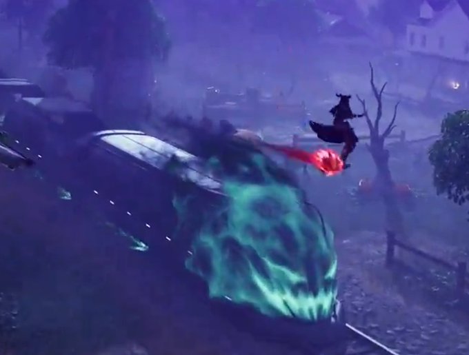 capyxFN's tweet image. The Train transformed into Ghost Train.