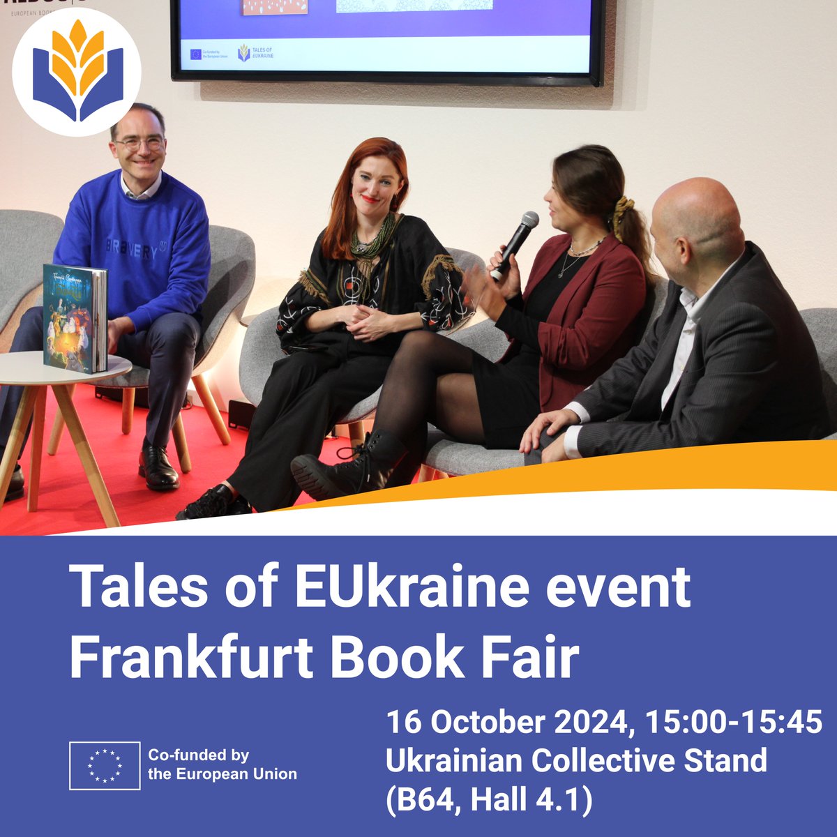 🎉#TEUk comes back at the #Frankfurt <a href="/Book_Fair/">FrankfurterBuchmesse</a>! 

🗓️Join us at the Ukrainian Collective Stand (H. 4.1, B64) on 16/10 to discover our achievements during last year!

Full agenda and speakers on our blog👉talesofeukraine.blogspot.com/2024/10/tales-…