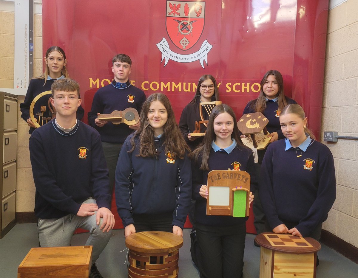 Congratulations to our 8 students <a href="/moynecs/">Moyne CS</a> who got distinctions (over 90%) in Junior Cycle Wood Technology. A fantastic achievement. 👏👏👏 <a href="/technoteachers/">technoteachers</a> <a href="/Oide_PP_Tech4/">Oide Technology Subjects Post-primary</a>