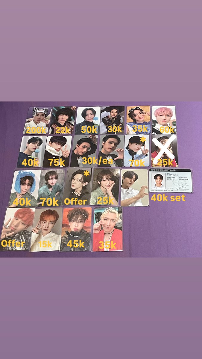 kaleverie's tweet photo. Wts want to sell 
AAB ATEEZ PHOTOCARD 
📌Jateng (Ina)
-Co 🍊shopvid bisa
-WW Ina proxy✔️
-Inc Packing

t. wts pasarateez wtsateez ateezsale ateezsell pc seonghwa wooyoung yeosang mingi hongjoong 에이티즈 양도 포카 ตลาดนัดateez https://t.co/iyVmqmFv9d