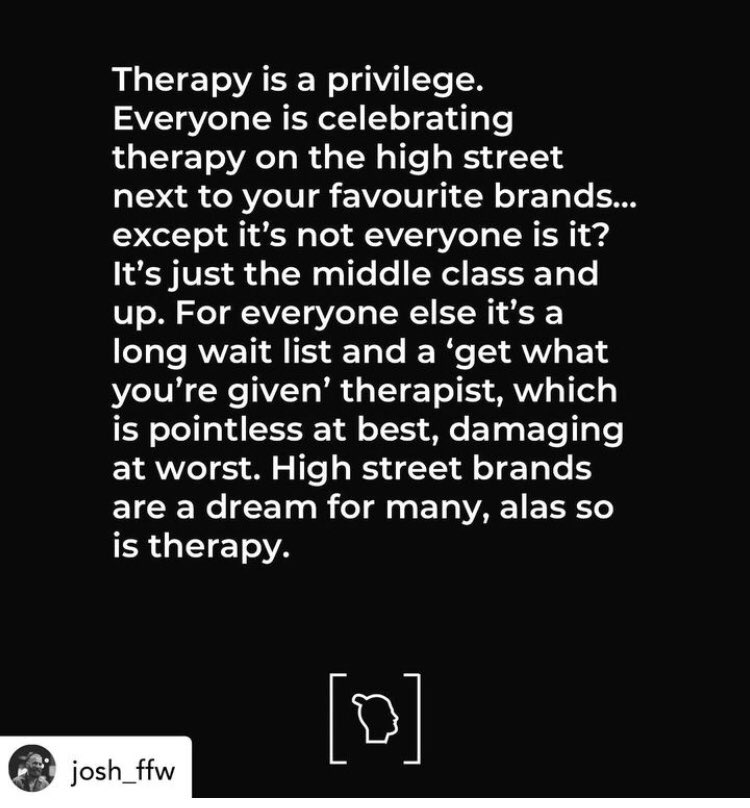 RhiaCrewe's tweet image. 💜 Sad but true! Therapy, good therapy should be free, WE never asked to be abused. 💜
#freetherapy #health #healing #wellbeing #ptsd #cptsd