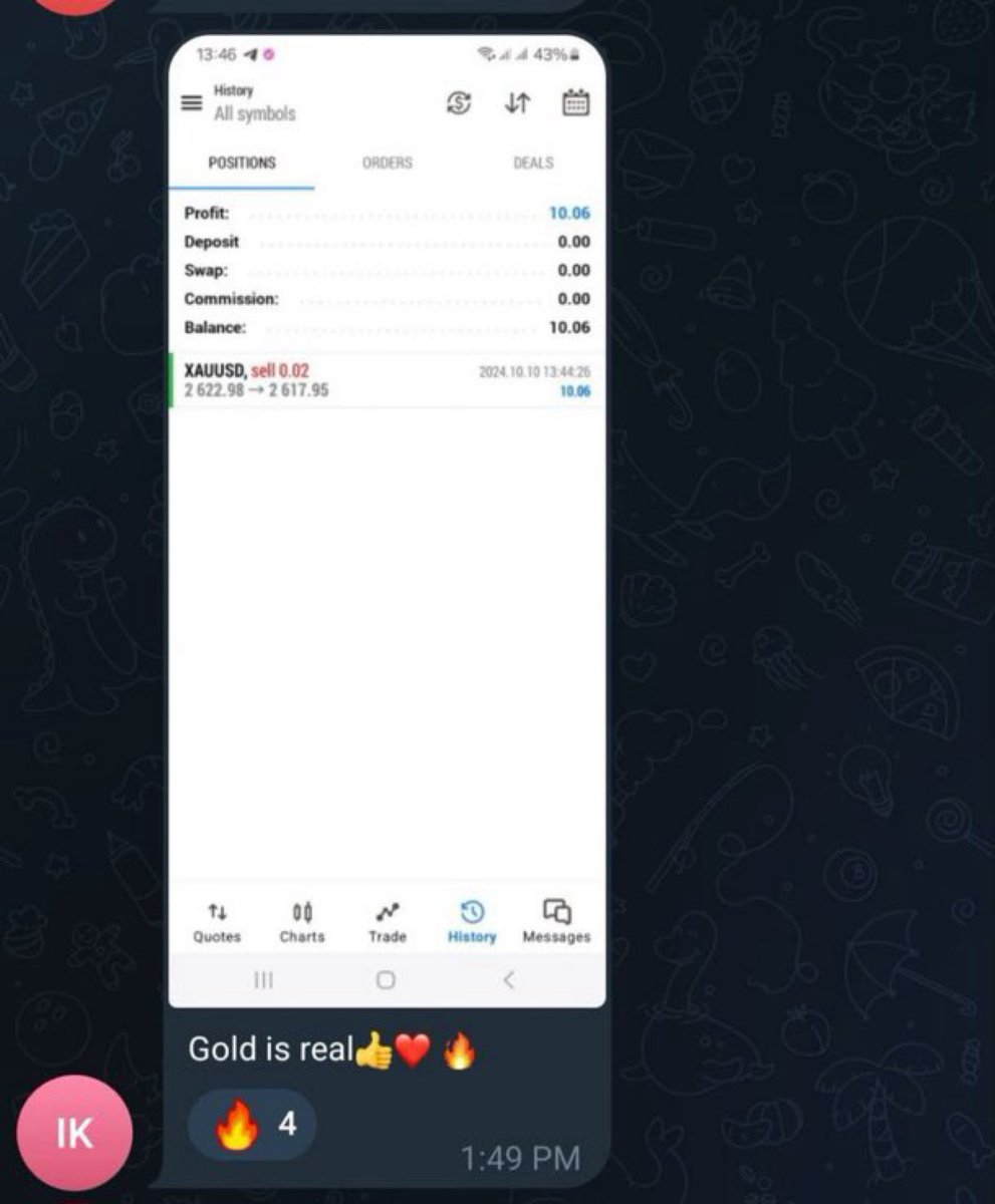 Cocoatea57's tweet image. We keep preaching money to you guys, people are really making daily profits with @yawswinger 
On #GoldMachine. 
Join his Channel t.me/ysdbcommunity .