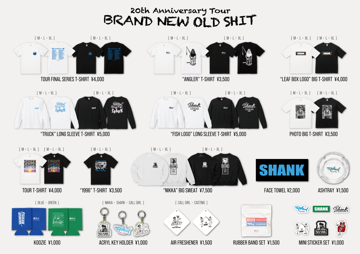 GOODS】 20th Anniversary Tour BRAND NEW OLD SHIT FINAL SERIES -ONE