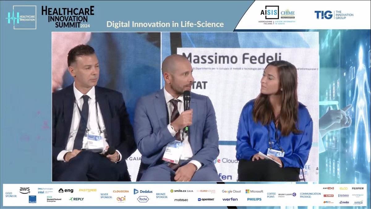 TIG - The Innovation Group (@tig_italia) on Twitter photo Ci sono realtà pubbliche della sanità locale già nel pieno della cloud migration e da questo le categorie di applicazioni come i sistemi clinici, ma anche il FSE, possono trarne grande vantaggio.
Fabrizio Discenza, Senior Account Executive Healthcare, <a href="/AWS_Italy/">AWS Italy 🇮🇹</a>
#TIGhealthcare Ci sono realtà pubbliche della sanità locale già nel pieno della cloud migration e da questo le categorie di applicazioni come i sistemi clinici, ma anche il FSE, possono trarne grande vantaggio.
Fabrizio Discenza, Senior Account Executive Healthcare, <a href="/AWS_Italy/">AWS Italy 🇮🇹</a>
#TIGhealthcare