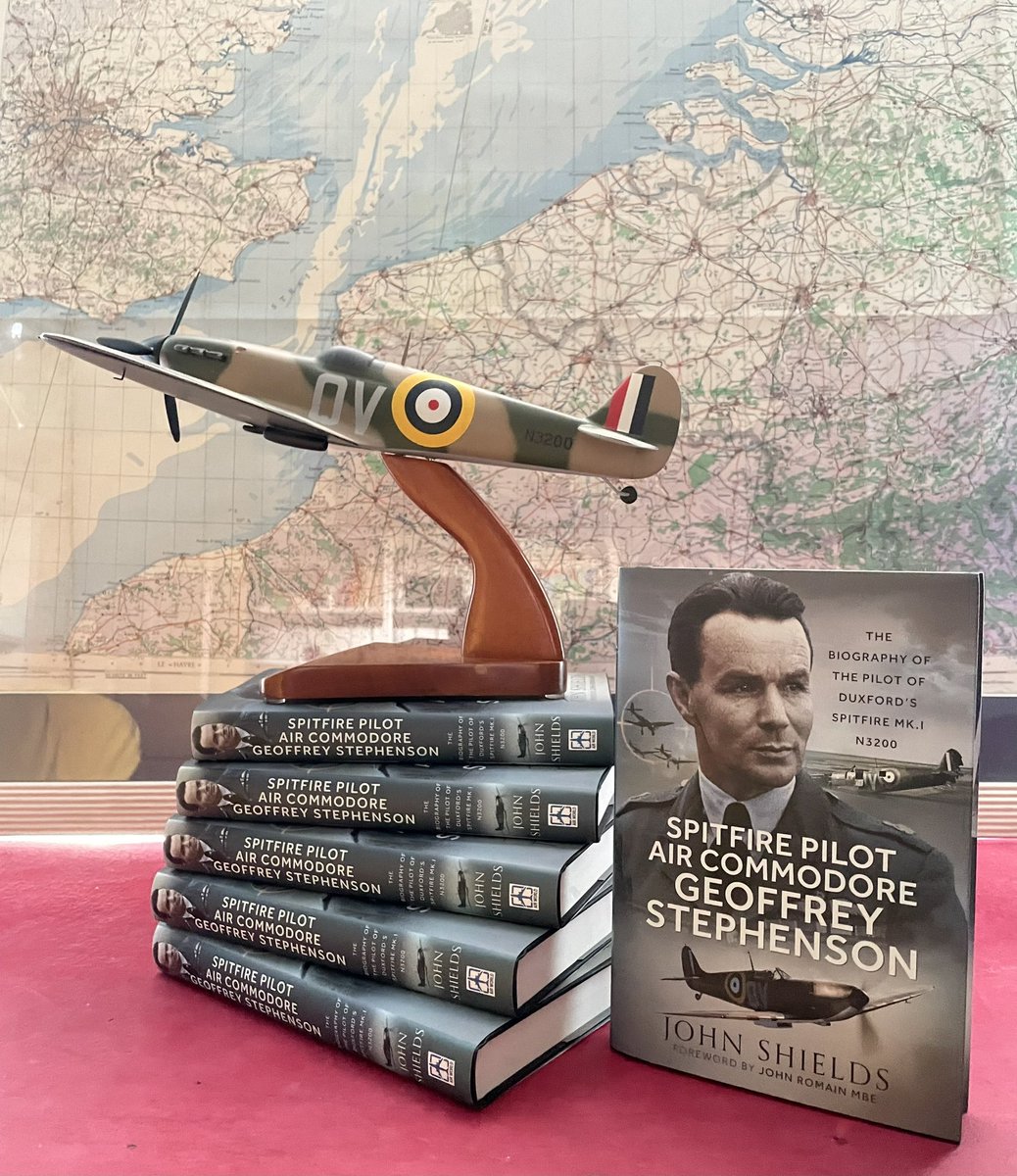 #bookgiveaway To celebrate its launch, I am giving away a signed copy of ‘Spitfire Pilot - Air Cdre Geoffrey Stephenson’ on 20 Oct 2024. Like &amp; retweet for your chance to win. The ‘Spitfire Pilot - Air Cdre Geoffrey Stephenson’ FB page has a similar event. #spitfire #duxford