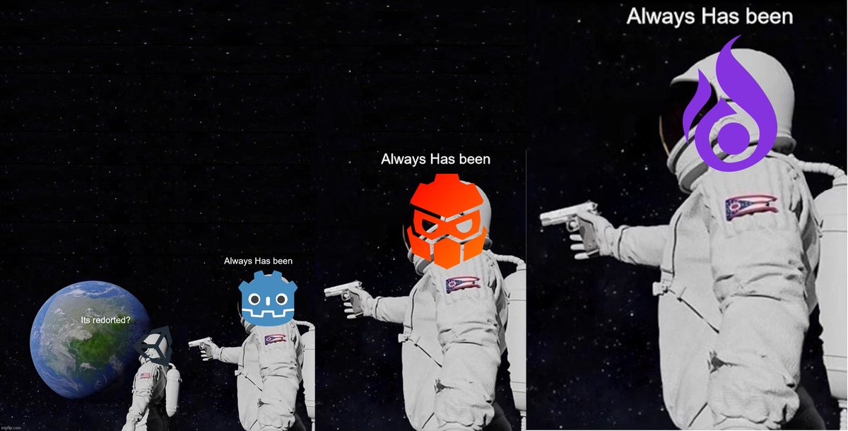 naterfute's tweet image. Wait, It&apos;s redorted? #redotengine #Redot