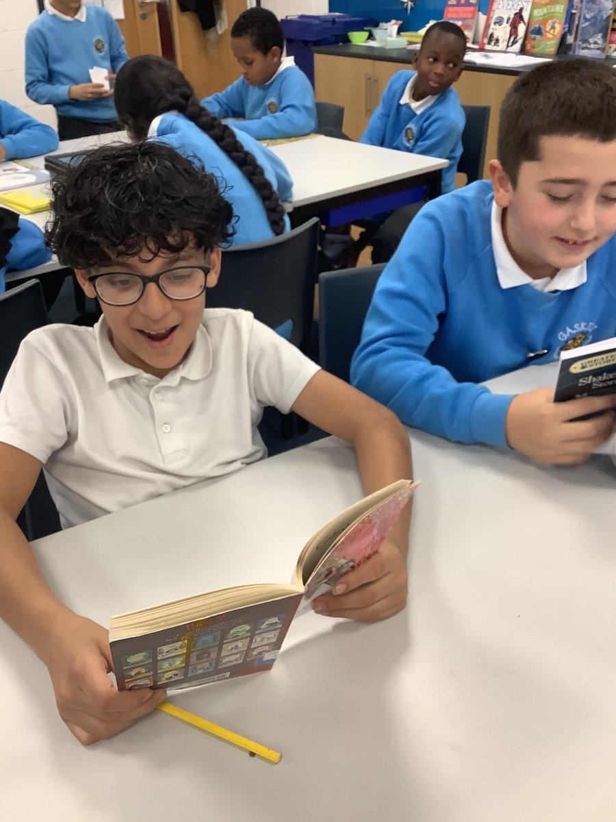 We love sharing books with our friends in 6O 📚