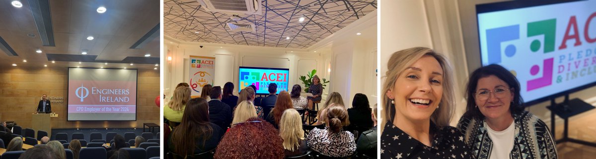 Yesterday was a whirlwind for our People team as they attended two events in Dublin.

The day started with the CPD Employer of the Year Awards at <a href="/EngineerIreland/">Engineers Ireland</a> HQ, followed by <a href="/ACEINews/">ACEI</a> event on EDI.

Insightful day for our team!

#EDC