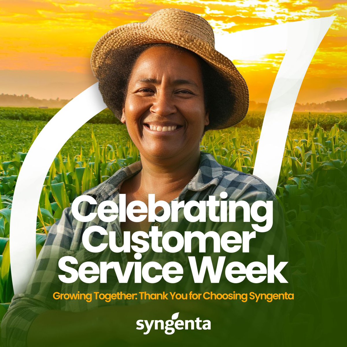 At Syngenta, our customers are at the heart of everything we do. 
From field to harvest, your success is our mission. 
This week, we celebrate YOU—the farmers, partners &amp; communities who trust us to deliver innovative solutions for sustainable agriculture.
Thank you!
#Syngenta