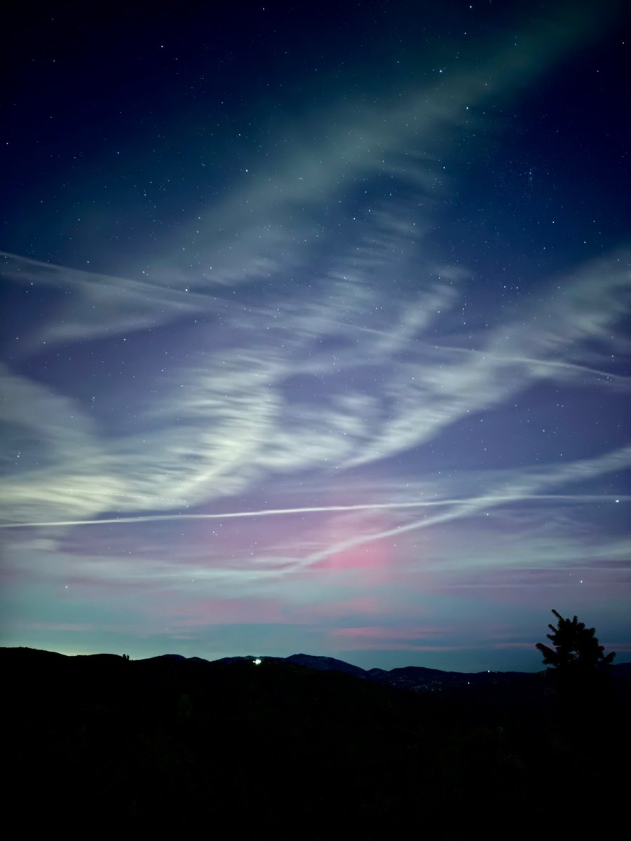 Aurora from Mt. Wilson, Pasadena!