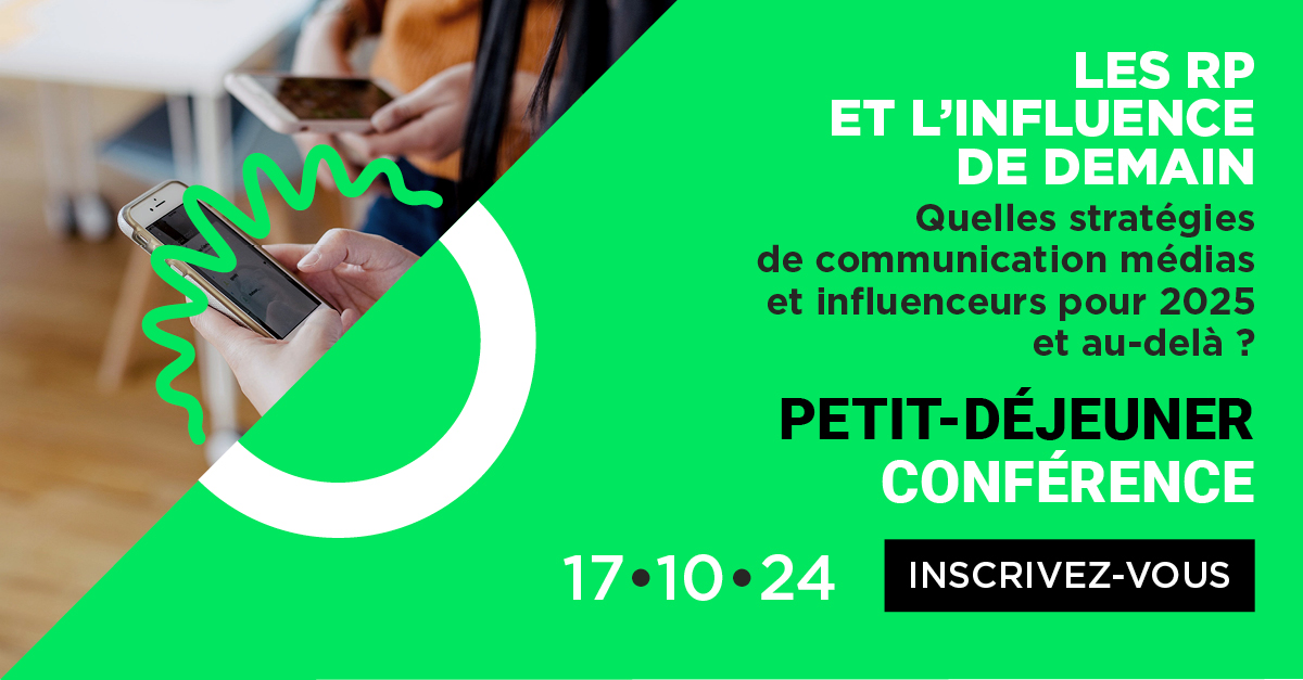 Strategies's tweet photo. 🔔 Petit-déjeuner conférence 🔔

Quelles tendances émergentes pour 2025 et au-delà ? Comment anticiper les futures attentes des audiences ? Quelles nouvelles règles du jeu peut-on imaginer dans un écosystème médiatique en constante mutation ?

🗓 Réponse le 17 octobre prochain à 9h au cours d’une table ronde où experts et communicants se réuniront pour partager autour des leviers de succès qui feront le futur des RP et de l’influence.

🎙Christophe @asselin (@OnclusiveFR), Véronique Pernin (@vpstrat_com), @JeremieLyon (@TBWACORPORATE), @NicolasGaudemet (@onepoint) et Vanina Prélat L'Herminier, journaliste de Stratégies

📍 Maison des communicants

➡ Stratégies X Onclusive : Les RP et l’influence de demain, quelles stratégies de communication médias et influenceurs pour 2025 et au-delà ? (https://t.co/4fpcVmMqYd)