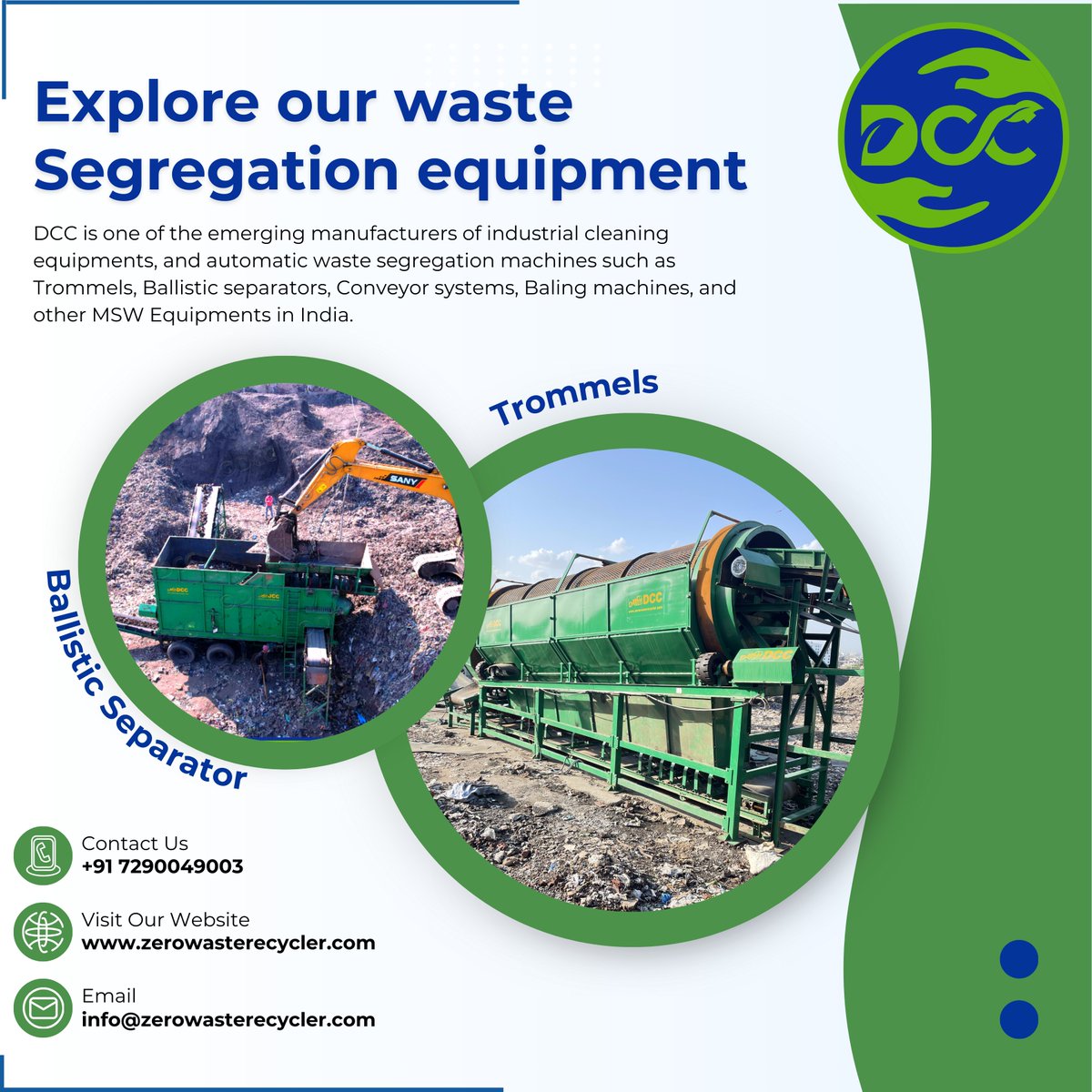 dcczerowaste's tweet image. Take control of your sorting process – our Trommels ensure consistent and reliable performance.
 
#BallisticSeparator #Trommels #WasteManagement #SortingSolutions #MaterialSeparation #RecyclingInnovation #EfficientSorting #WasteSortingTechnology #IndustrialMachinery