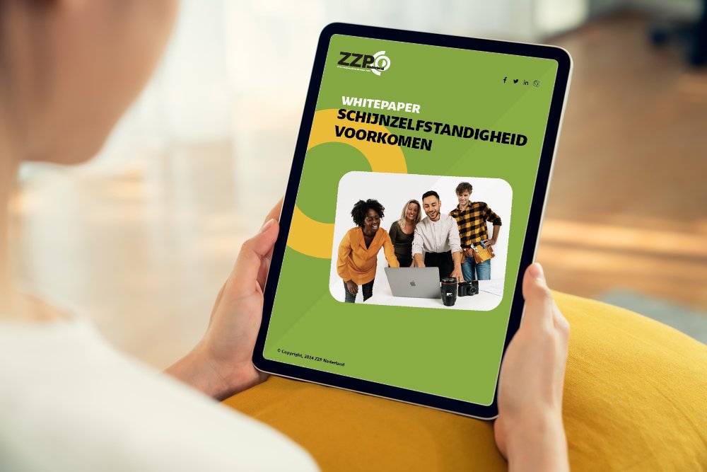 verenigingZZPNL's tweet photo. Kan jij straks nog als zzp'er aan de slag? Lees de whitepaper 'Schijnzelfstandigheid voorkomen' en je weet waar de Belastingdienst op controleert.  Download hier de whitepaper → https://t.co/iG5C3qp3V7 #zzp #zzper #zzpnederland #zelfstandigondernemer hashtag#wetdba https://t.co/ERjw5fP304