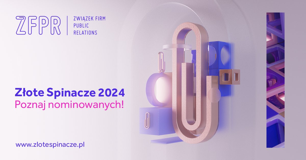 💥 Znamy nominowanych w 22. edycji konkursu Złote Spinacze! W tym roku Jury przyznało aż 111 nominacji!    

Poznajcie całą listę nominowanych - zlotespinacze.pl/nominacje-2024/ 

#ZłoteSpinacze2024 #PR #publicrelations #ZFPR