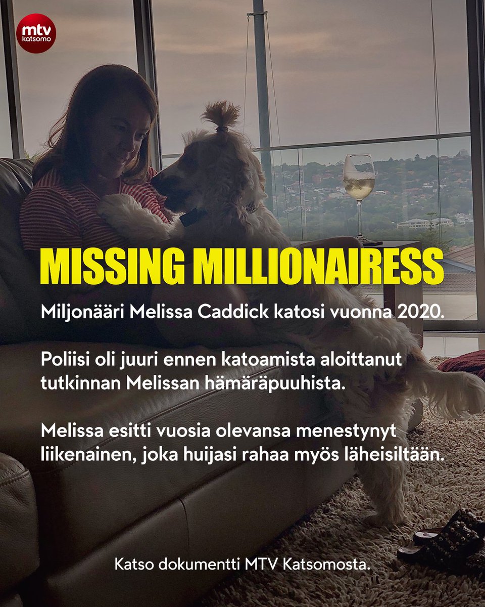 Miljonääri katosi mystisesti vuonna 2020, kun poliisi haistoi huijauksen 🧐

▶️ Melissa Caddickin tapauksesta kertova dokumentti nyt MTV Katsomossa: mtv.fi/ohjelma/bdb61b…

#mtvkatsomo