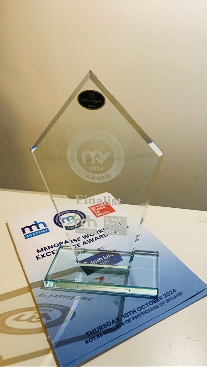 MBSLNEWS's tweet photo. Deligted to be recognised as a Menopause Workplace Centre of Excellence for 2024.  @HubMenopause @GPTW_Ireland https://t.co/ZfgpIuD4nX