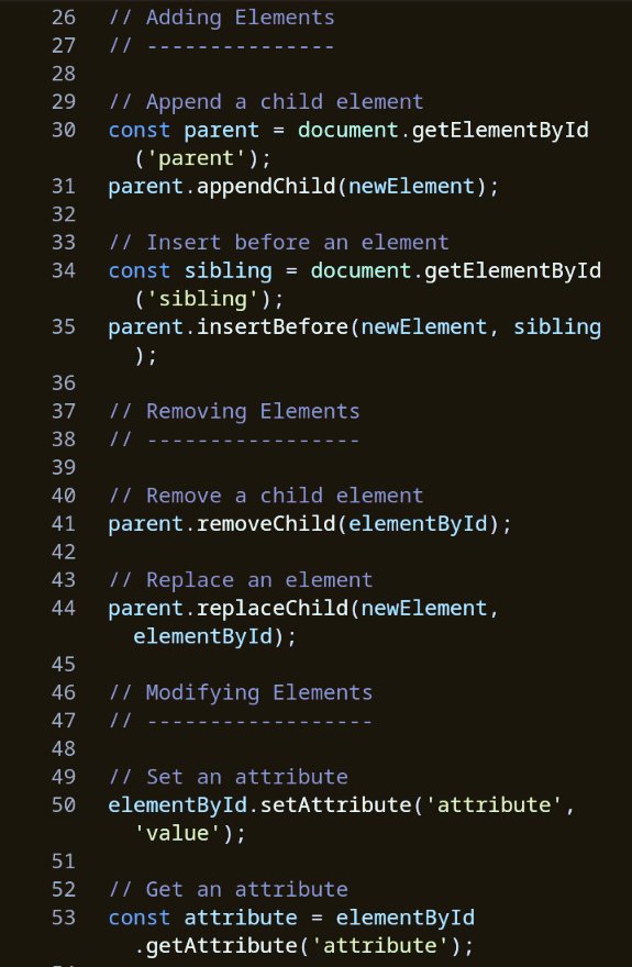 e_opore's tweet photo. JavaScript DOM Cheatsheet ⬇️ https://t.co/xGby2PnhU3