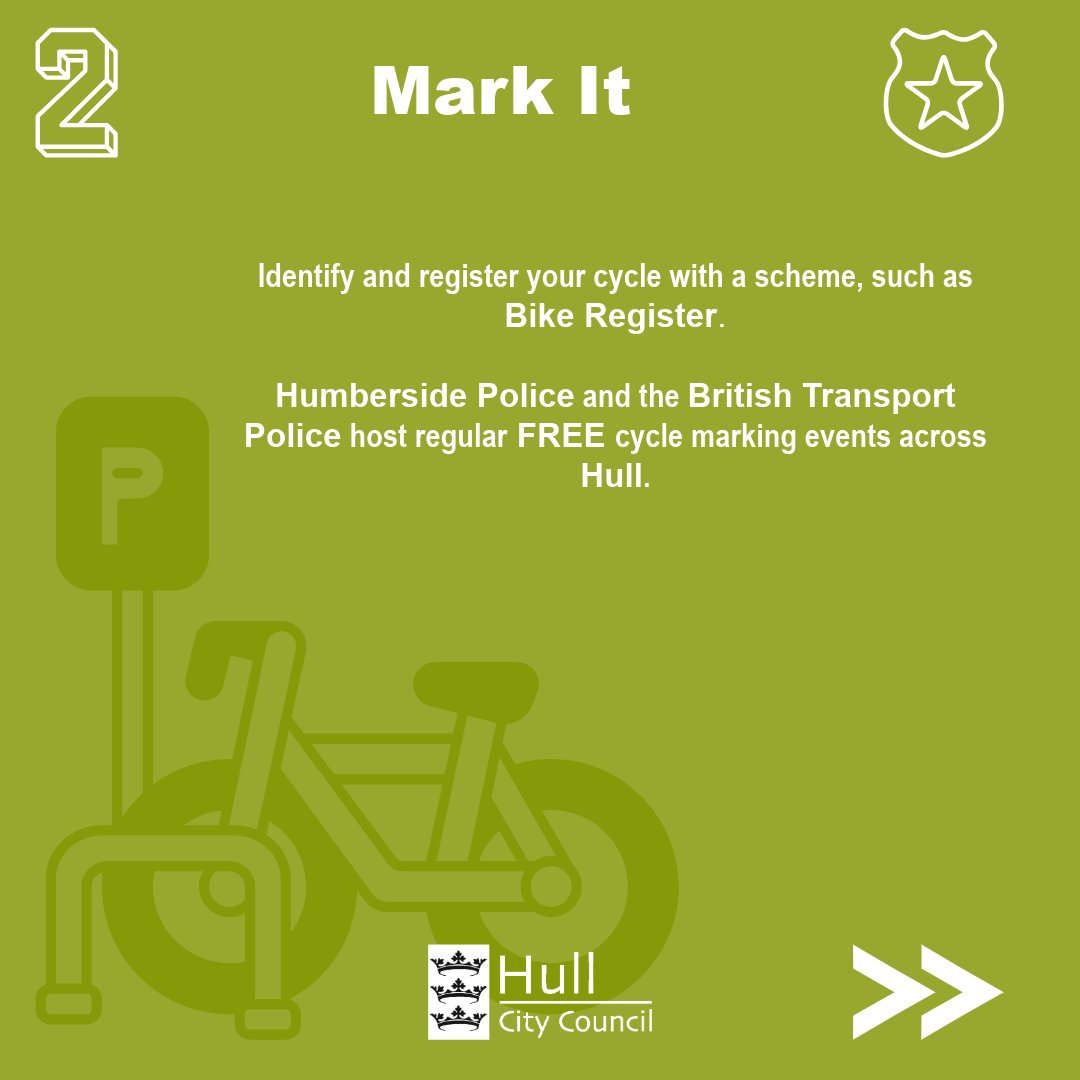 travel_hull's tweet image. Want to protect your cycle? 🚲 

Here are 3 simple tips!

1⃣ Insure it 
2⃣ Securely mark it with @bikeregister
3⃣ Lock It   

For more advice on how to protect your wheels, check out this handy guide from @WeAreCyclingUK ⤵️

🔗 cyclinguk.org/blog/guide-loc…

#LockItMarkIt #BikeRegister