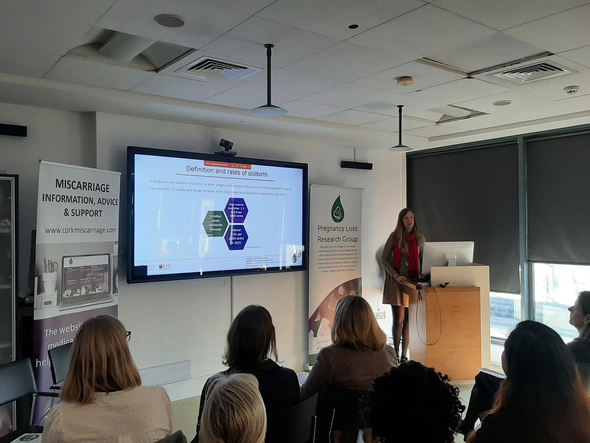 PregnancyLossUCC (@pregnancylossie) on Twitter photo Up now, <a href="/EscanuelaTamara/">Tamara Escañuela Sánchez, PhD</a> speaking about her work around stillbirth risk factors & prevention
#TheRELEVANTstudy #PLRG_StudyDay24
ucc.ie/en/pregnancylo… Up now, <a href="/EscanuelaTamara/">Tamara Escañuela Sánchez, PhD</a> speaking about her work around stillbirth risk factors & prevention
#TheRELEVANTstudy #PLRG_StudyDay24
ucc.ie/en/pregnancylo…