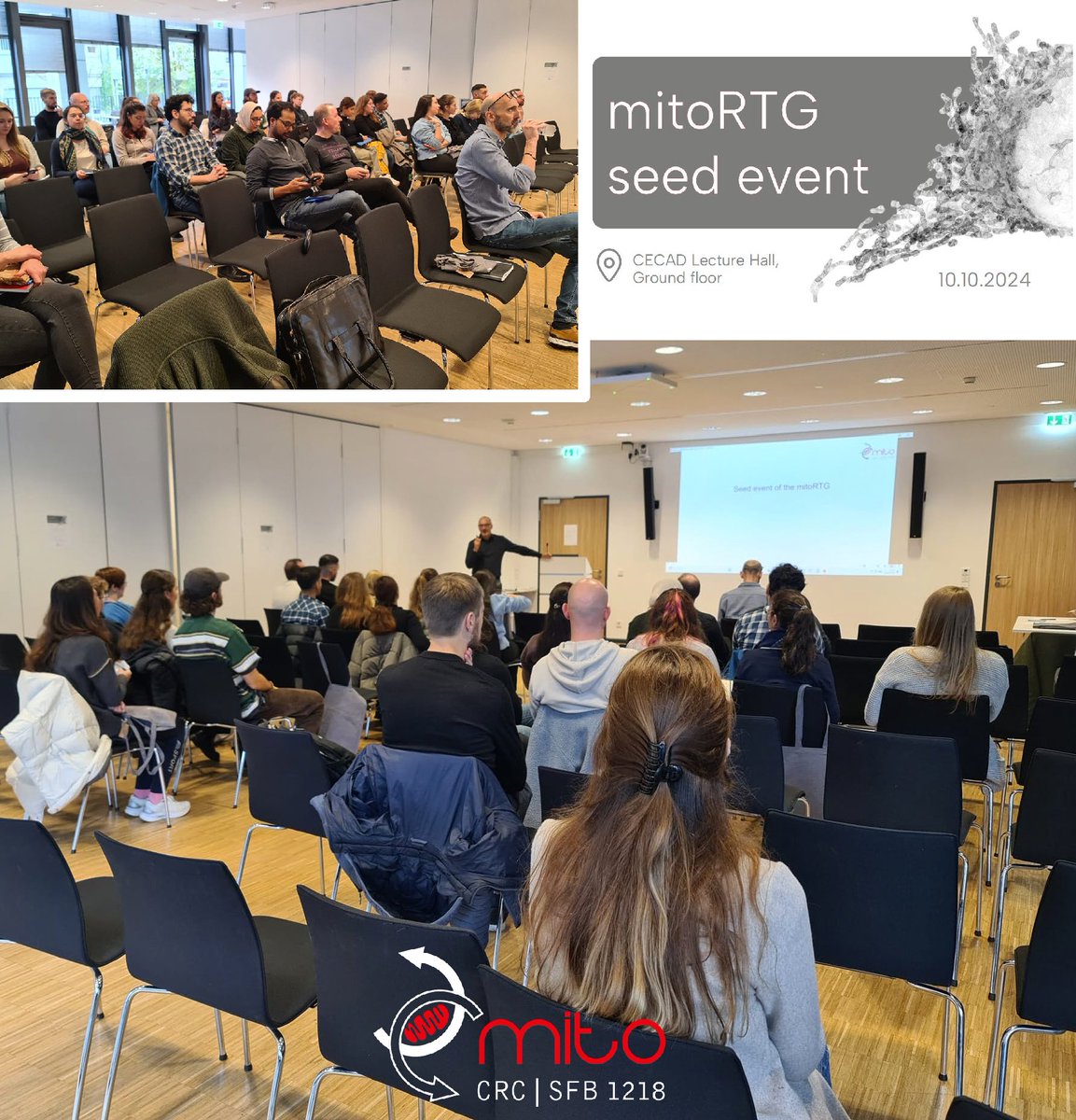 CRC_1218 (@crc_1218) on Twitter photo Yesterday we started out our third funding period with our mitoRTG Seed Event!
Thanks to all participants and to our speakers: <a href="/FrezzaLab/">FrezzaLab</a> <a href="/Riemerlab/">Jan Riemer</a> <a href="/AleXTrifunovic/">mitobabe</a> <a href="/GatewayUniKoeln/">Gateway Exzellenz Start-up Center</a> <a href="/Detechgene1/">Detechgene</a> A.Schauss, S.Brodesser, H.Nolte and S.Avila-Calero!
#mitochondria #RTG #CRC Yesterday we started out our third funding period with our mitoRTG Seed Event!
Thanks to all participants and to our speakers: <a href="/FrezzaLab/">FrezzaLab</a> <a href="/Riemerlab/">Jan Riemer</a> <a href="/AleXTrifunovic/">mitobabe</a> <a href="/GatewayUniKoeln/">Gateway Exzellenz Start-up Center</a> <a href="/Detechgene1/">Detechgene</a> A.Schauss, S.Brodesser, H.Nolte and S.Avila-Calero!
#mitochondria #RTG #CRC