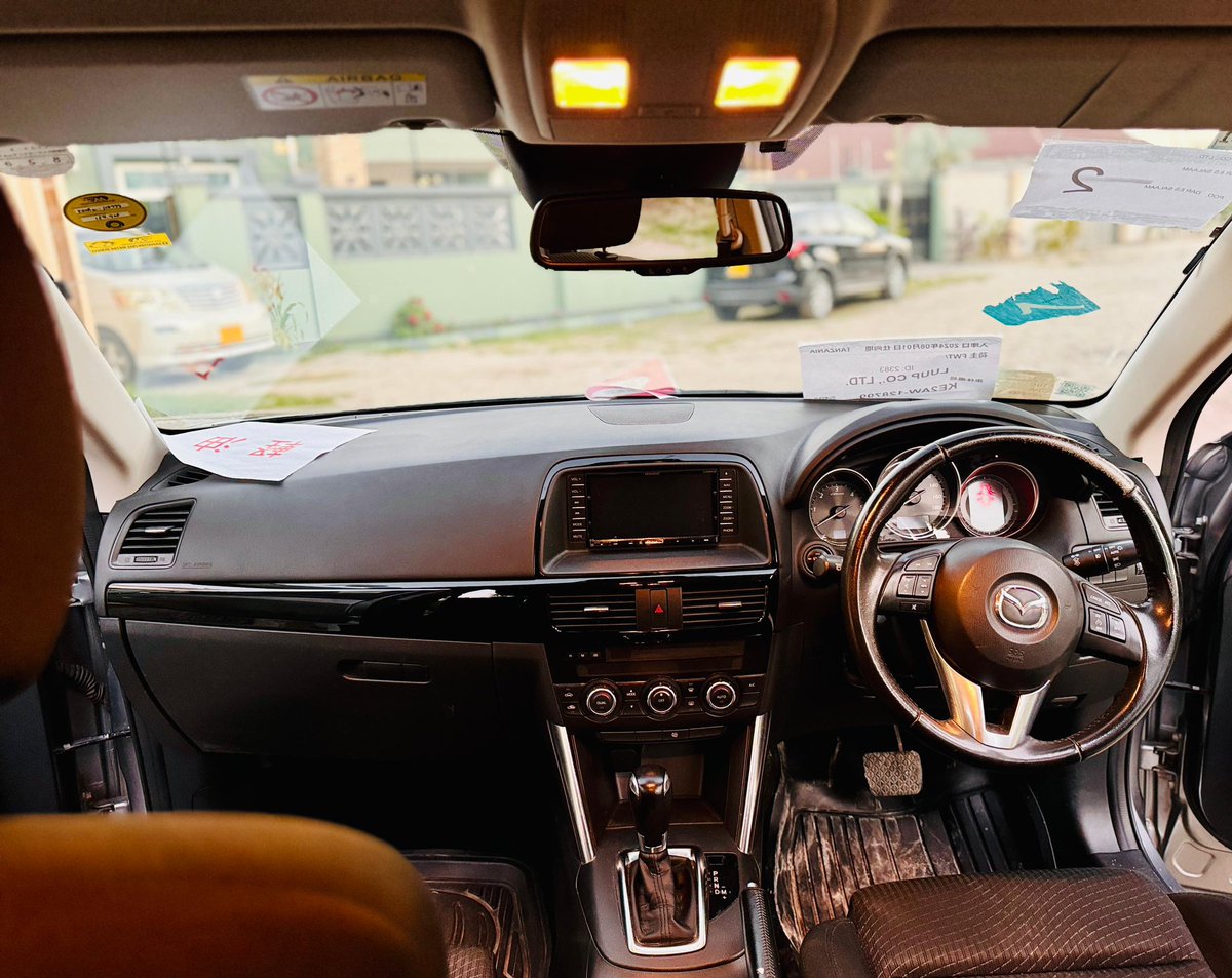 *PRICE+reg:- 36.5mil*

Mazda CX5
*Gari ni kali sana*
Chassis # 
Color *Silver*
Low Mileages 
*Diesel ⛽️engine*
Cc 2180
Full Ac
*Sports rims &amp; good tyres*
*Clean in and out*
All duties and tax paid

📞📞0658258082 
Zipo offisini kwetu AV MAGARI