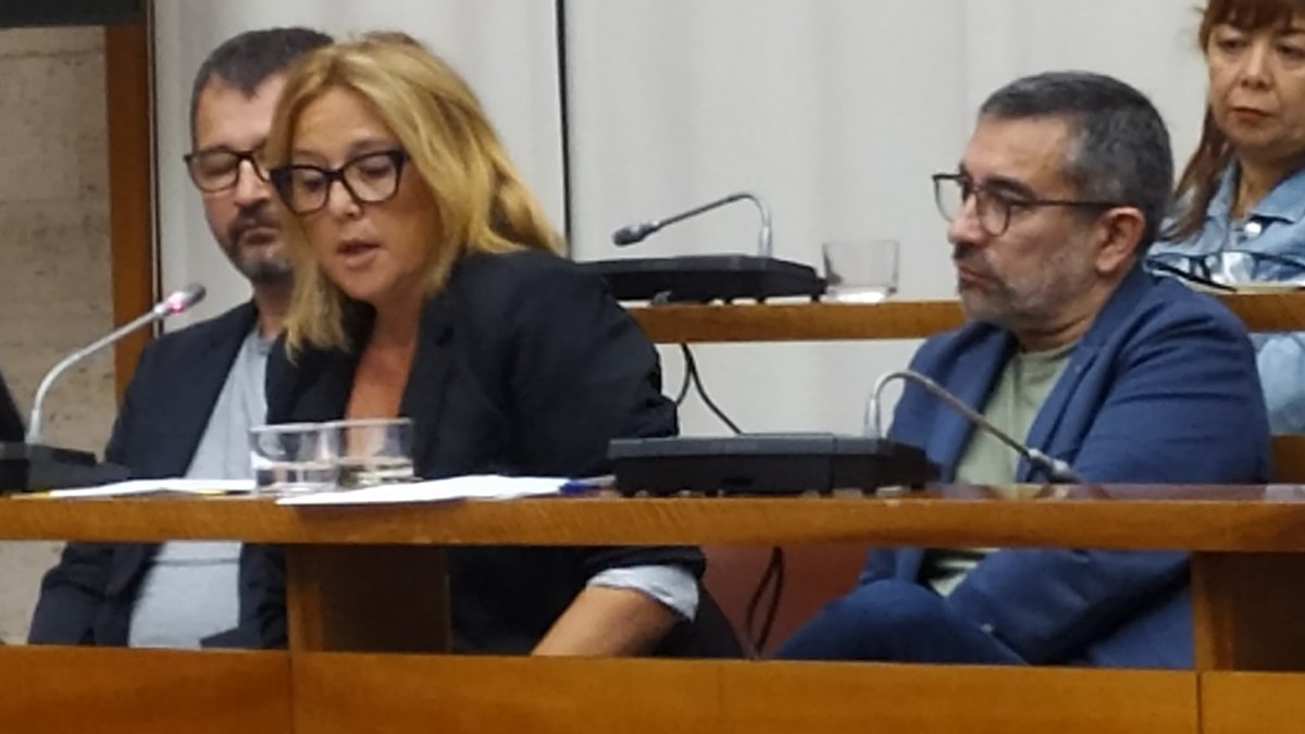👱🏻‍♀️🗣️ @silviarenom: «Apujar el 18% els impostos locals a tothom és un cop directe a la butxaca dels ciutadans de #Sabadell. No és una mesura progressiva ni equitativa. Ho seria un augment quirúrgic, amb tarifació social i bonificacions. Apujar taxes no és l'única solució». #plesbd