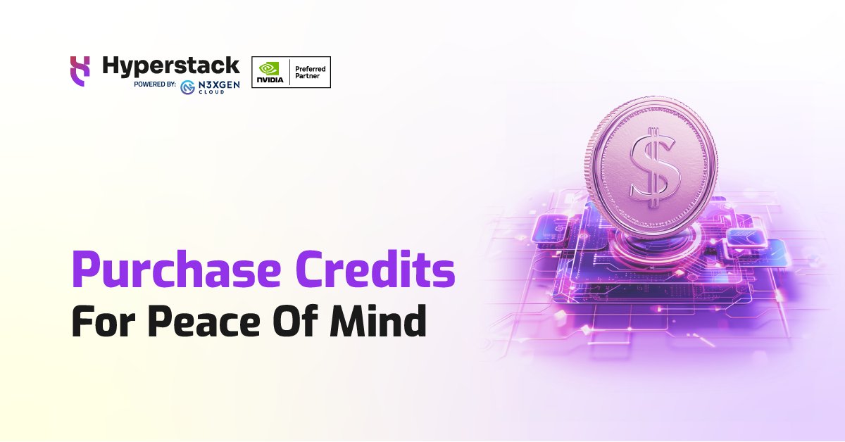 Hyperstackcloud's tweet image. ☁️ Want to spin up the latest NVIDIA GPUs in the cloud but worried about facing a hefty credit card bill? 💳
Add credits to your #Hyperstack prepaid account and rest assured knowing you can’t accidentally overspend.
Innovate with peace of mind on Hyperstack. Try it now at…