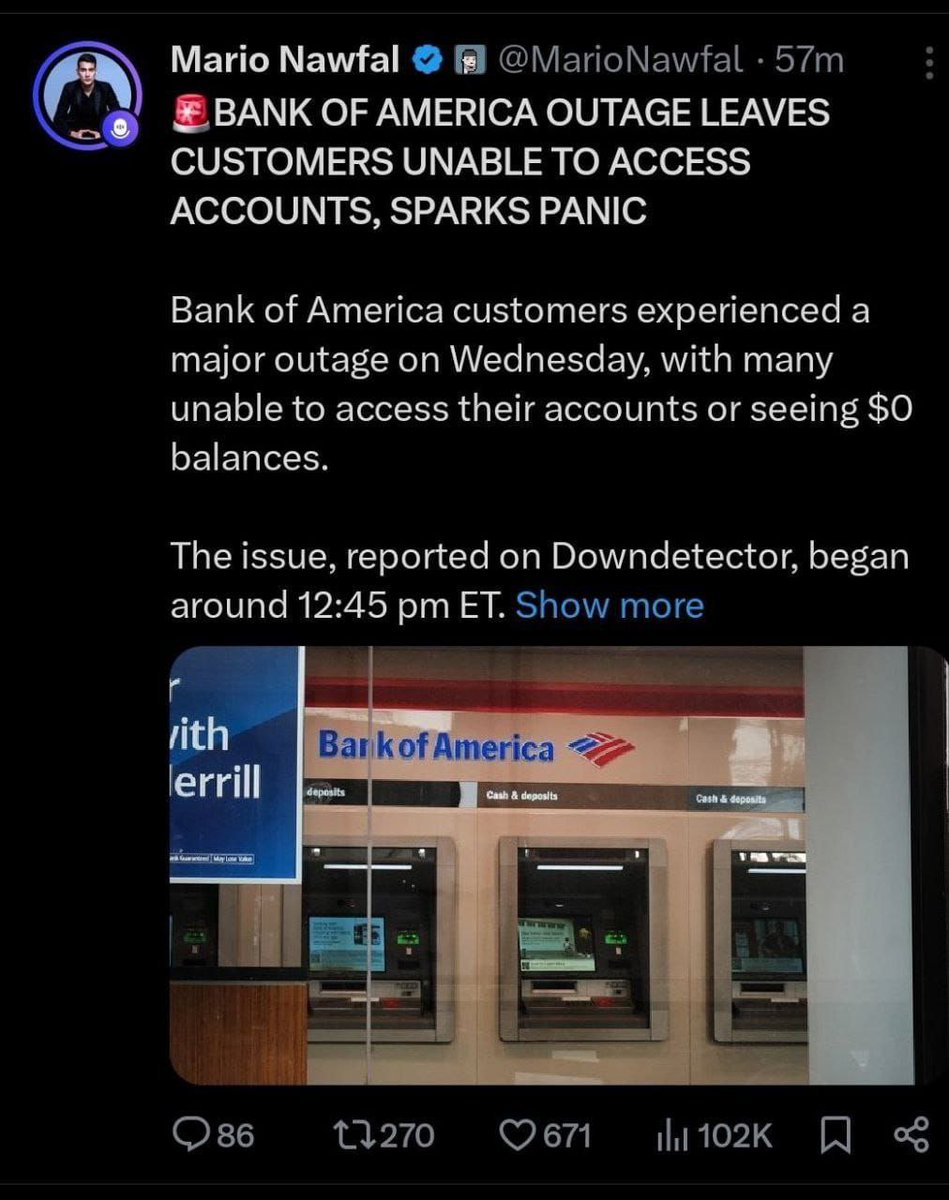 MJTruthUlta's tweet image. Get off your assets from the banks, before its late.
The banks and the government are stealing from us.
We need to be awake and prepared for what's coming. 
Switch to GESARA NESARA right now by purchasing your XLM/XRP, which will be the new financial currency.