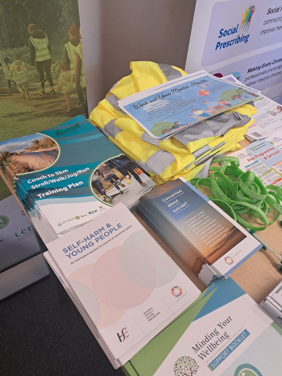 We were delighted to mark #WorldMentalHealthDay on Thursday with a special walk and cycle event at our Athy Sports Hub.

The beautiful autumn sunshine, great conversation, tea and coffee, and useful information and resources for mental wellbeing made for a wonderful morning 🚶‍♂️🚲
