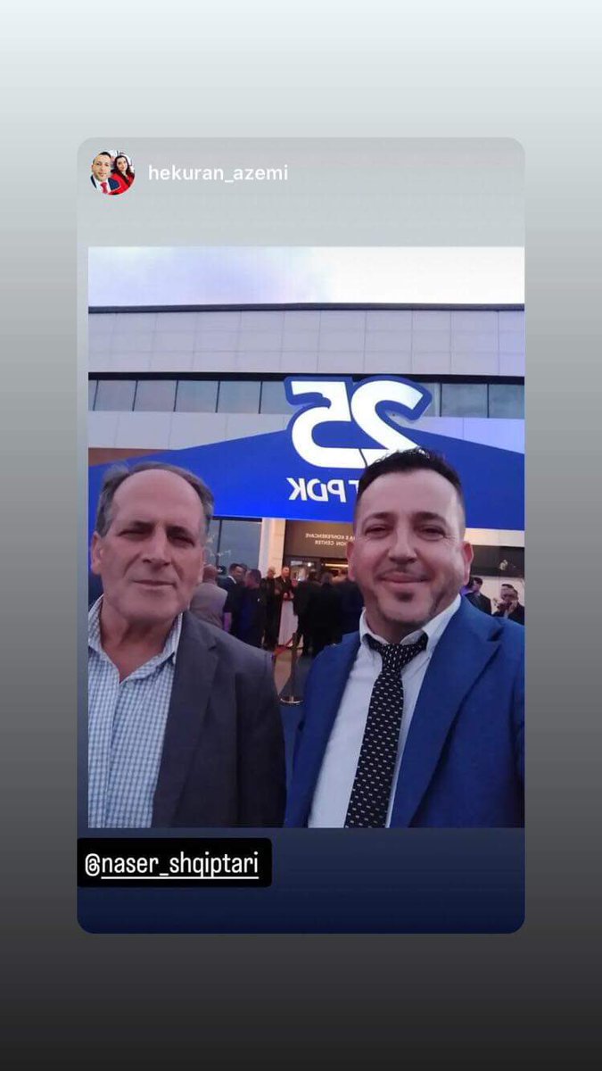 14Azemi's tweet image. Yesterday, on the Party's jubile, 25 years of PDK.