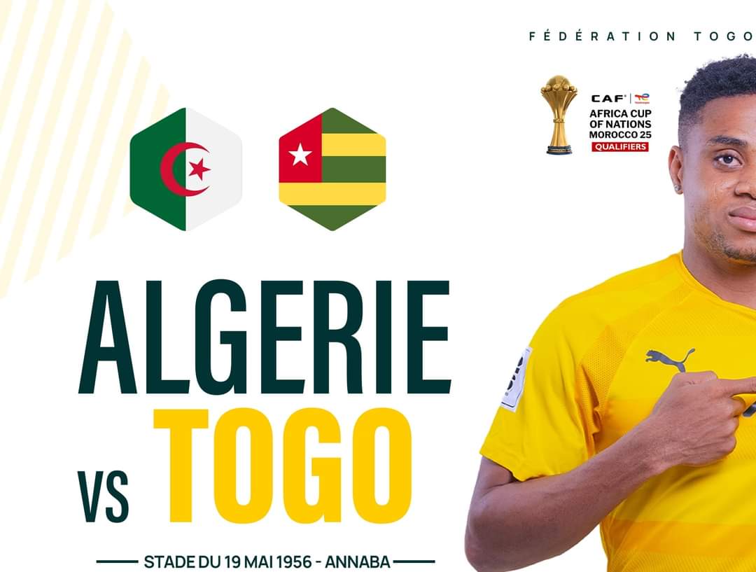 Lourde défaite pour Les Éperviers 🇹🇬 en extérieur contre Les Fénecs algériens 🇩🇿 sur le score de 5-1 (Thibault Klidjie unique buteur côté togolais). Il faudra tout donner au Stade de Kegué 🏟 le 14 octobre lors du match retour ! Allez Les Éperviers 🦅🇹🇬 !