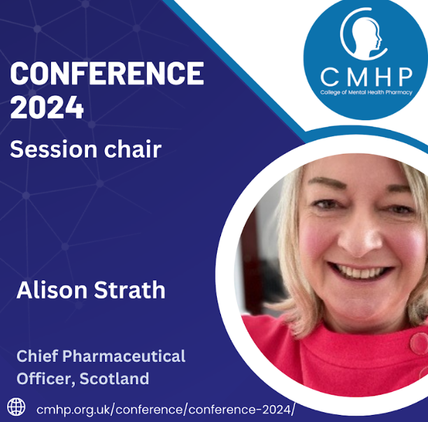 Mental_Elf's tweet photo. @CarolineMHPharm @Macfarlanes25 @DrJoHowe Opening this 2-day #CMHP programme is Alison Strath @alisonstrath Chief Pharmaceutical Officer for Scotland @scotgovhealth https://t.co/kVIBKiNTO6