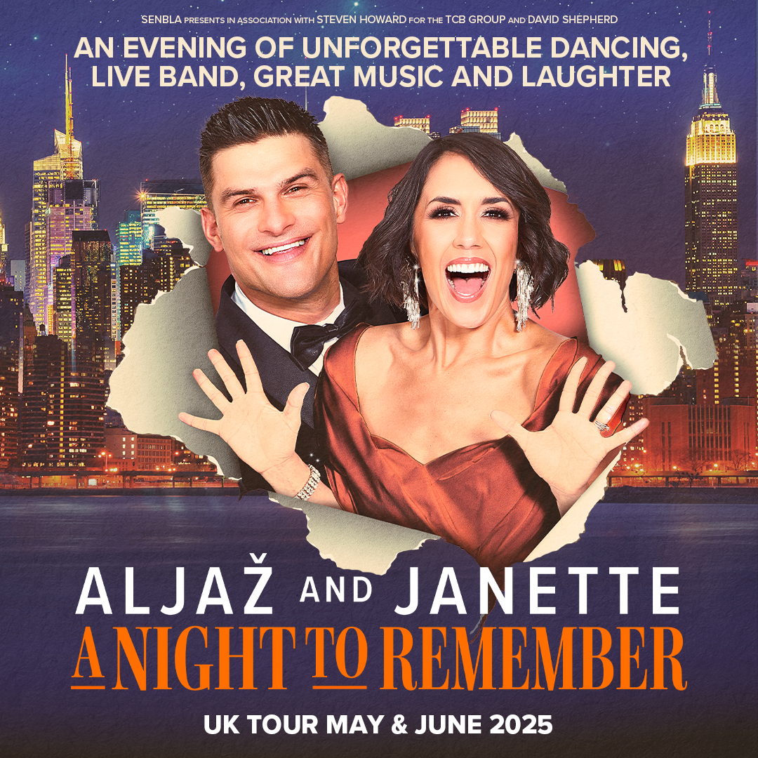 The London Palladium (@londonpalladium) on Twitter photo 📣 ON SALE NOW: Get ready to experience a night of unforgettable dancing, great music and plenty of laughter in Strictly's <a href="/AljazSkorjanec/">Aljaz Skorjanec</a> and <a href="/JManrara/">Janette Manrara</a> new show A Night To Remember 🪩
🎟️ lwtheatres.co.uk/whats-on/aljaz… 📣 ON SALE NOW: Get ready to experience a night of unforgettable dancing, great music and plenty of laughter in Strictly's <a href="/AljazSkorjanec/">Aljaz Skorjanec</a> and <a href="/JManrara/">Janette Manrara</a> new show A Night To Remember 🪩
🎟️ lwtheatres.co.uk/whats-on/aljaz…