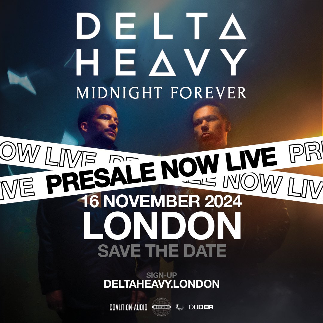 LONDON. If you signed up for our show at @londonlafayette, check your inbox. ✨♾️ 

deltaheavy.london
