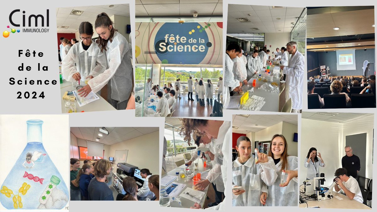🌟 <a href="/CIML_Immunology/">CIML</a> unveiled the mysteries of the immune system during the Science Festival! 🌿🦠 High school students in Marseille dived into an immersive journey to explore the secrets of our natural defenses through engaging talks and hands-on workshops👩‍🔬👨‍🔬 #FeteDeLaScience.