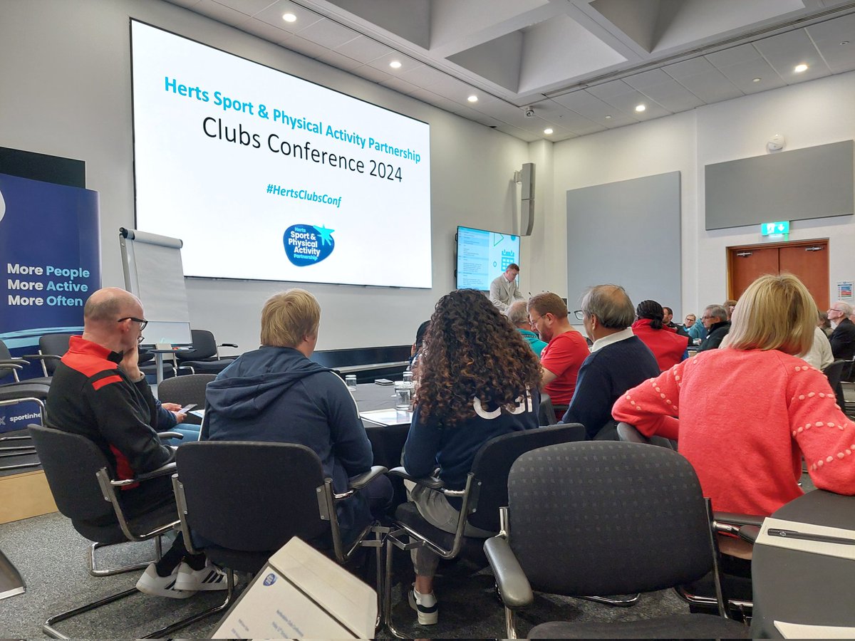 Attending Clubs Conference in Hatfield. #hertsClubConf