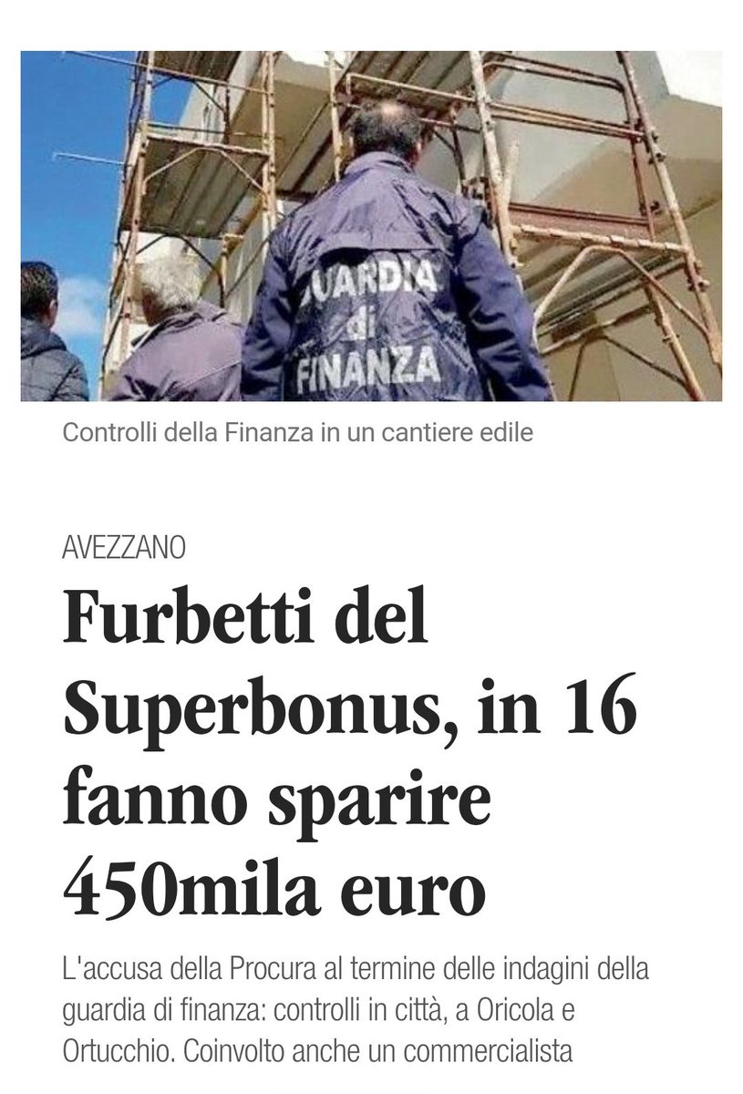 D_GiambattistaM's tweet image. 🔴 Dall&apos;Abruzzo è tutto
#FurbettidiTaglia
regione gestita dalla  giunta dei
Fratelli di Italia.
#Marsilio #Abruzzo #FdI
