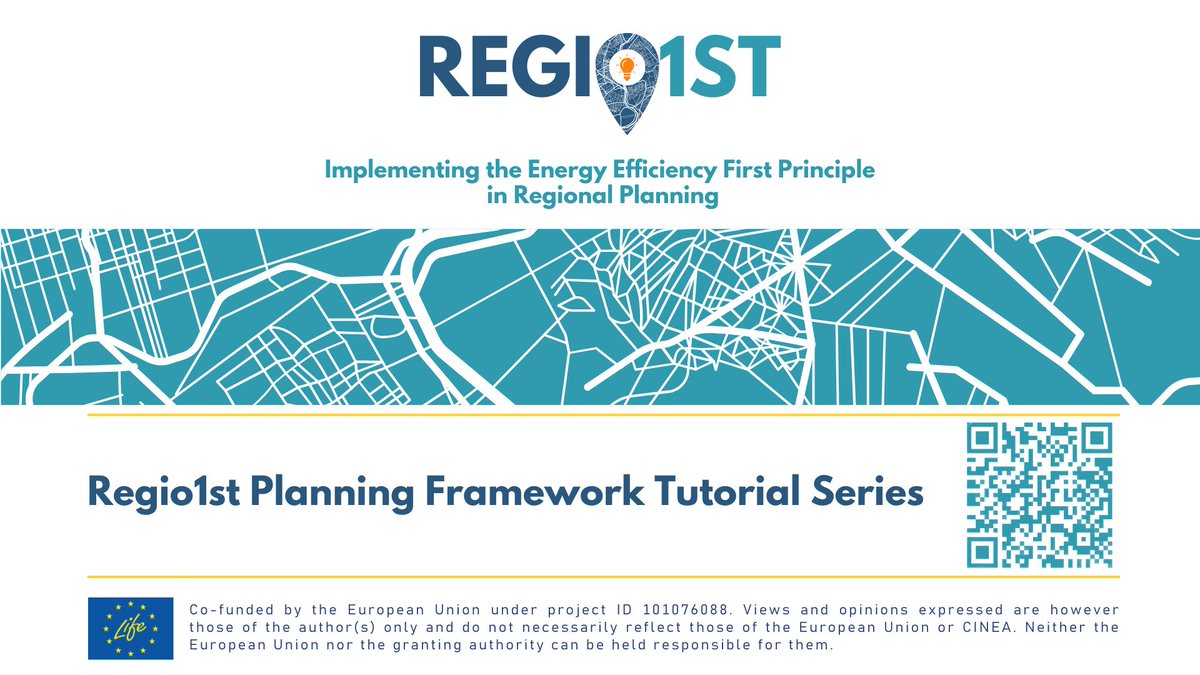 ieecp_org's tweet photo. 🚀The #Regio1st Planning Framework tutorial video series is live👉https://t.co/n9ZfuppR1E
Discover tools that guide #EnergyPlanners to develop & implement #sustainable, cost-effective #EnergyStrategies while prioritizing #EnergySavings, system flexibility & other #EE solutions! https://t.co/7NEMVMz3rs