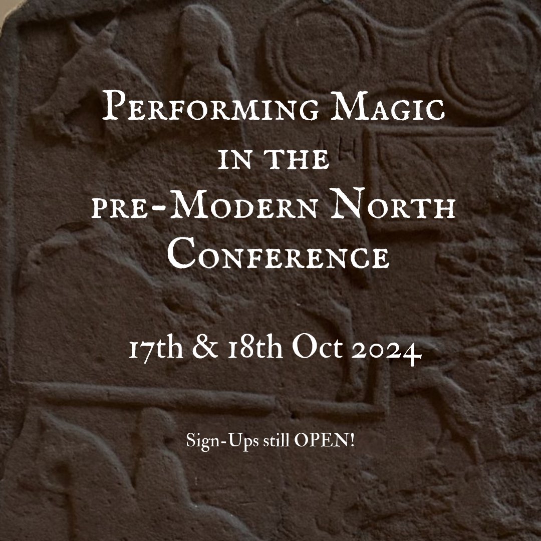 Hi #medieval friends! Our conference is NEXT WEEK! You can still sign-up via: forms.gle/CUn6gnGFFV3sVX…