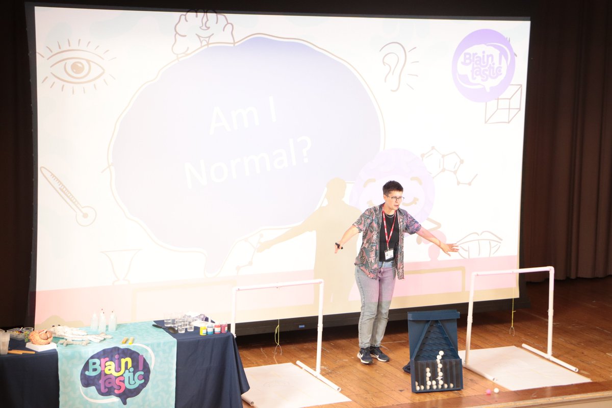 BraintasticSci's tweet photo. Are you normal? What does normal even mean? And who gets to decide? Find out today at 5pm! @Oxford_IF @OxfordPlayhouse #IFOx2024 https://t.co/W5rW9ZpARd