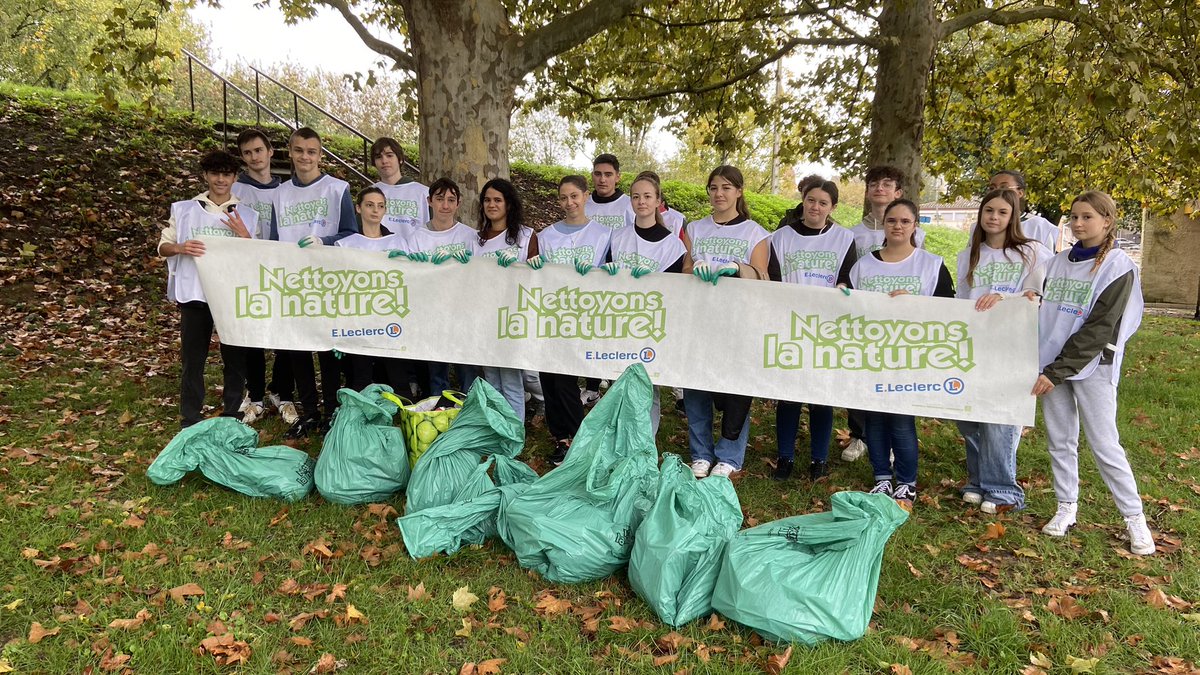 Succès ce matin pour l’opération « Nettoyons la nature » avec <a href="/Leclerc/">E.Leclerc</a> dans Valence d’Agen <a href="/eddtoulouse/">EDD Toulouse</a>
