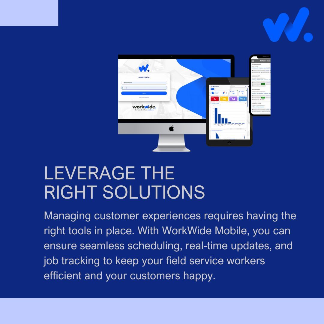 WorkwideM's tweet photo. Simple Ways to Exceed Customer Expectations

Your field service team is the face of your business, and when the customer experience falls short, it can cost you more than just a sale—it can damage your reputation. Here’s how to turn things around. #realtimedata #datatracking https://t.co/2ikzMRNMc0