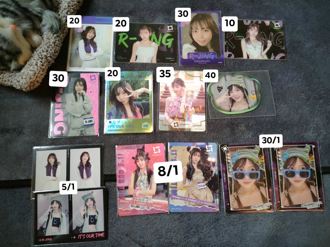 narudeenkk's tweet photo. การ์ดอาจิง
✅เหมา 130 รวมส่ง
✅DMไม่ขึ้น เมนชั่นมาก่อนนะคะ
✅ราคาเหมาส่ง+35 บาท จัดส่งเฟรช

#ตลาดนัดCHUANGAsia2024 
#ตลาดนัดchuangasia
#CHUANGAsia2024 
#อาจิง https://t.co/0zn5LuX0g1