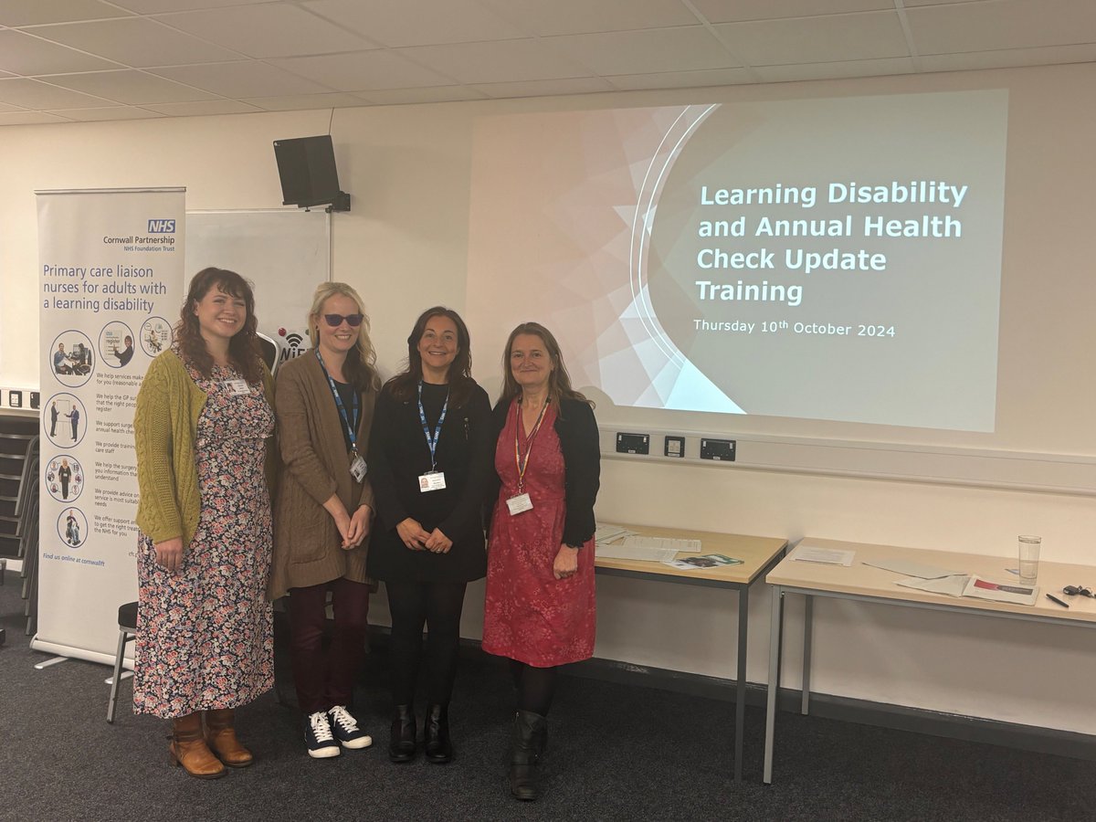 CornwallFT's tweet image. Thank you to everyone that attended yesterday&apos;s #LearningDisability annual health check update training.

Our learning disability teams and partners have been working collaboratively within #PrimaryCare to improve the health and wellbeing of patients with a learning disability.