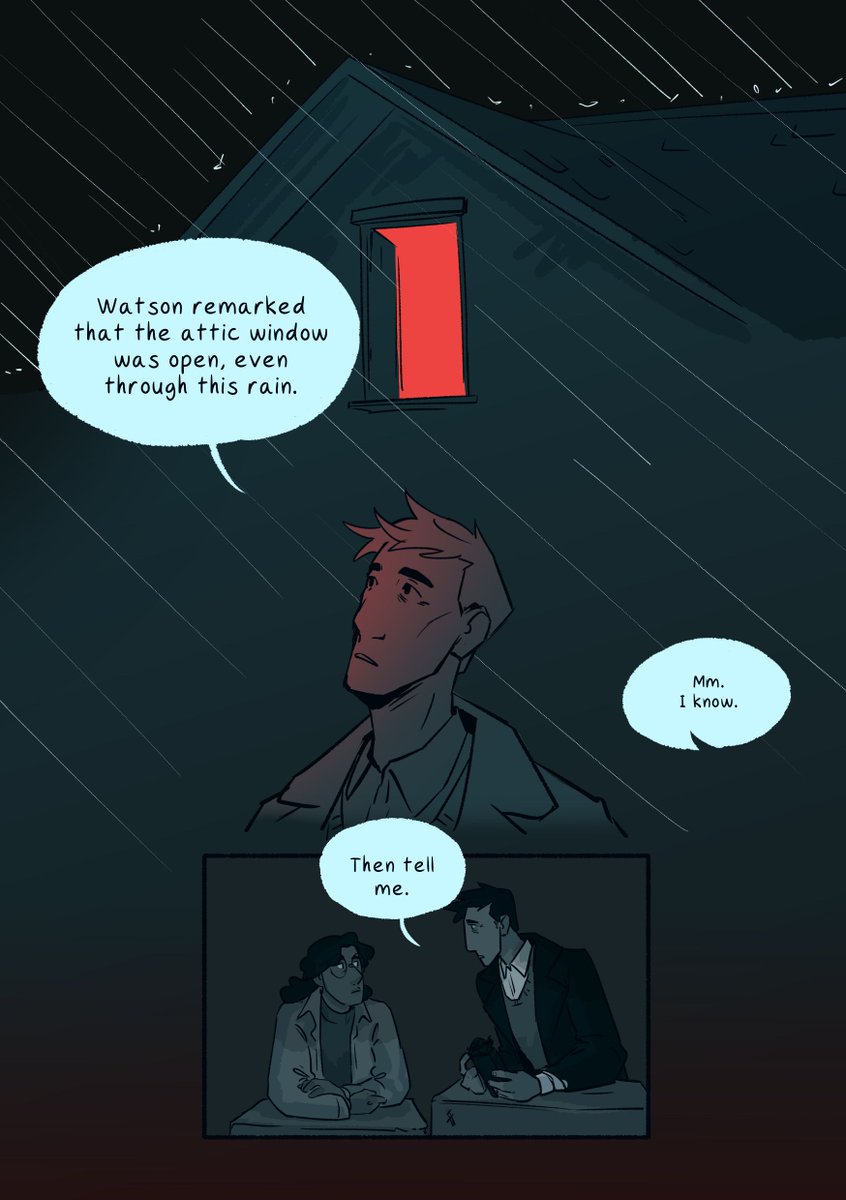 Tidied up one of my favourites of the comics I've done, for one of my favourite scenes -  from The Retired Colourman 💛 #sherlockandco (1/3)