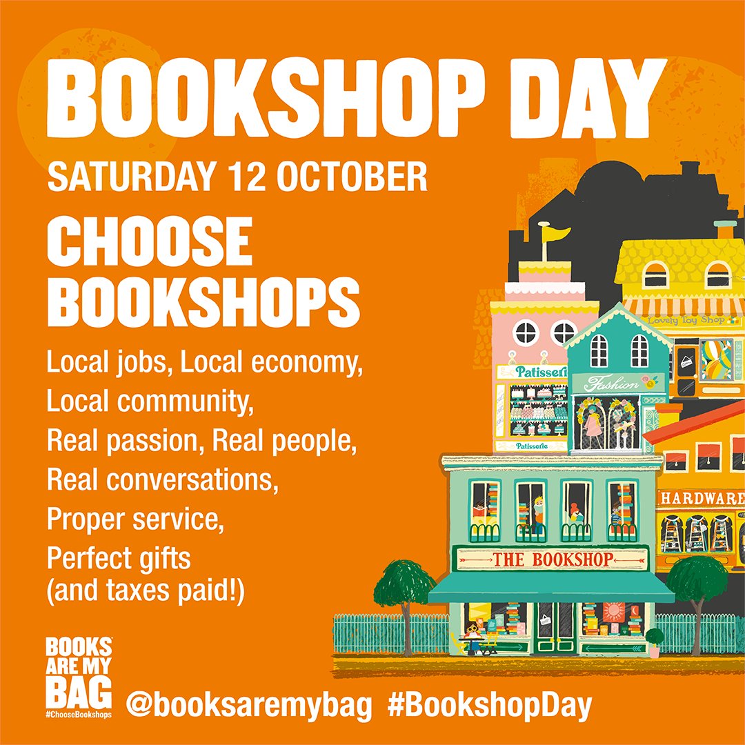 Books Are My Bag (@booksaremybag) on Twitter photo Visit your local bookshop tomorrow and celebrate all the ways they make a difference to our local communities.
🎨: <a href="/sophyhenn/">Sophy Henn</a>
#BookshopDay Visit your local bookshop tomorrow and celebrate all the ways they make a difference to our local communities.
🎨: <a href="/sophyhenn/">Sophy Henn</a>
#BookshopDay