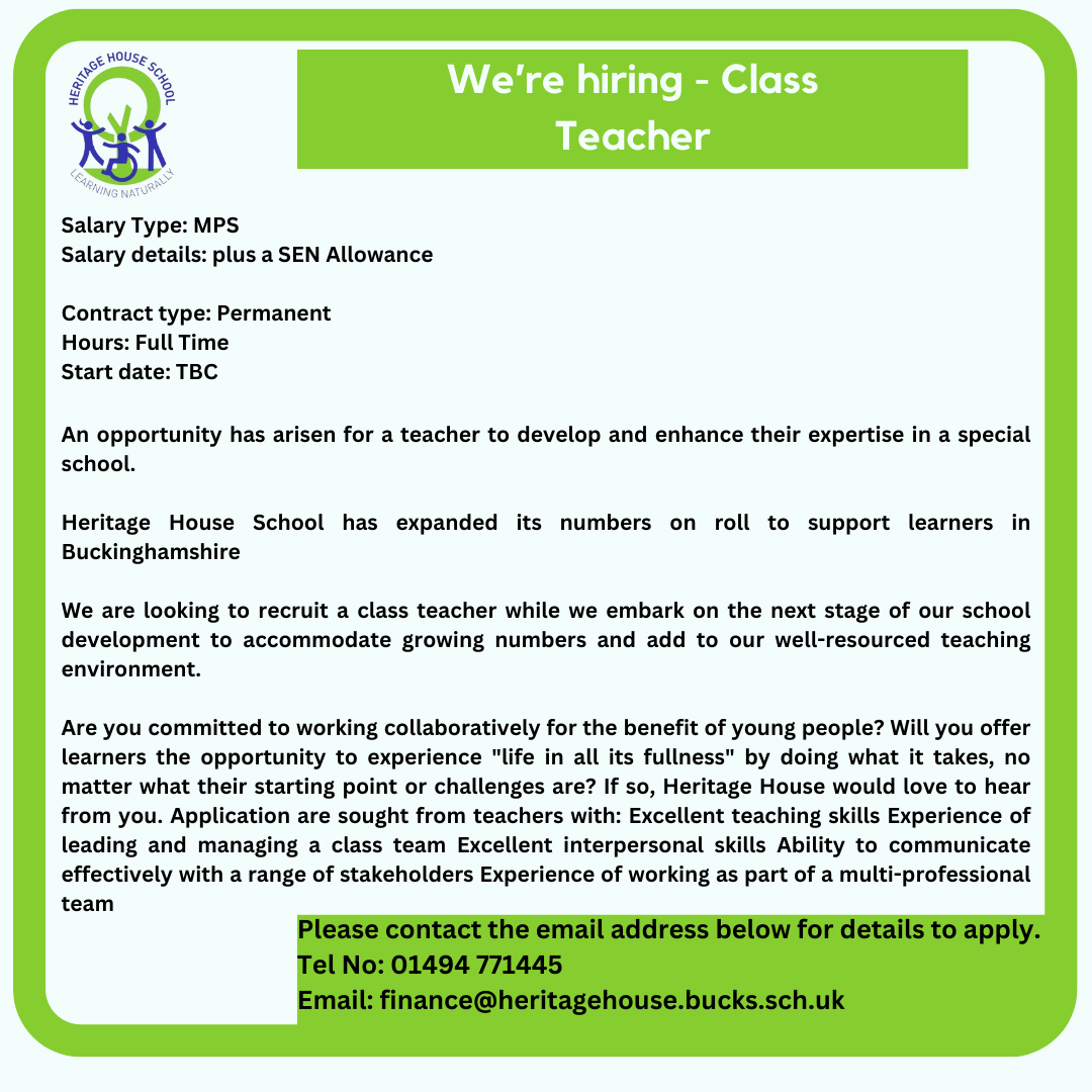 We are hiring! Please see information below on job roles and how to apply