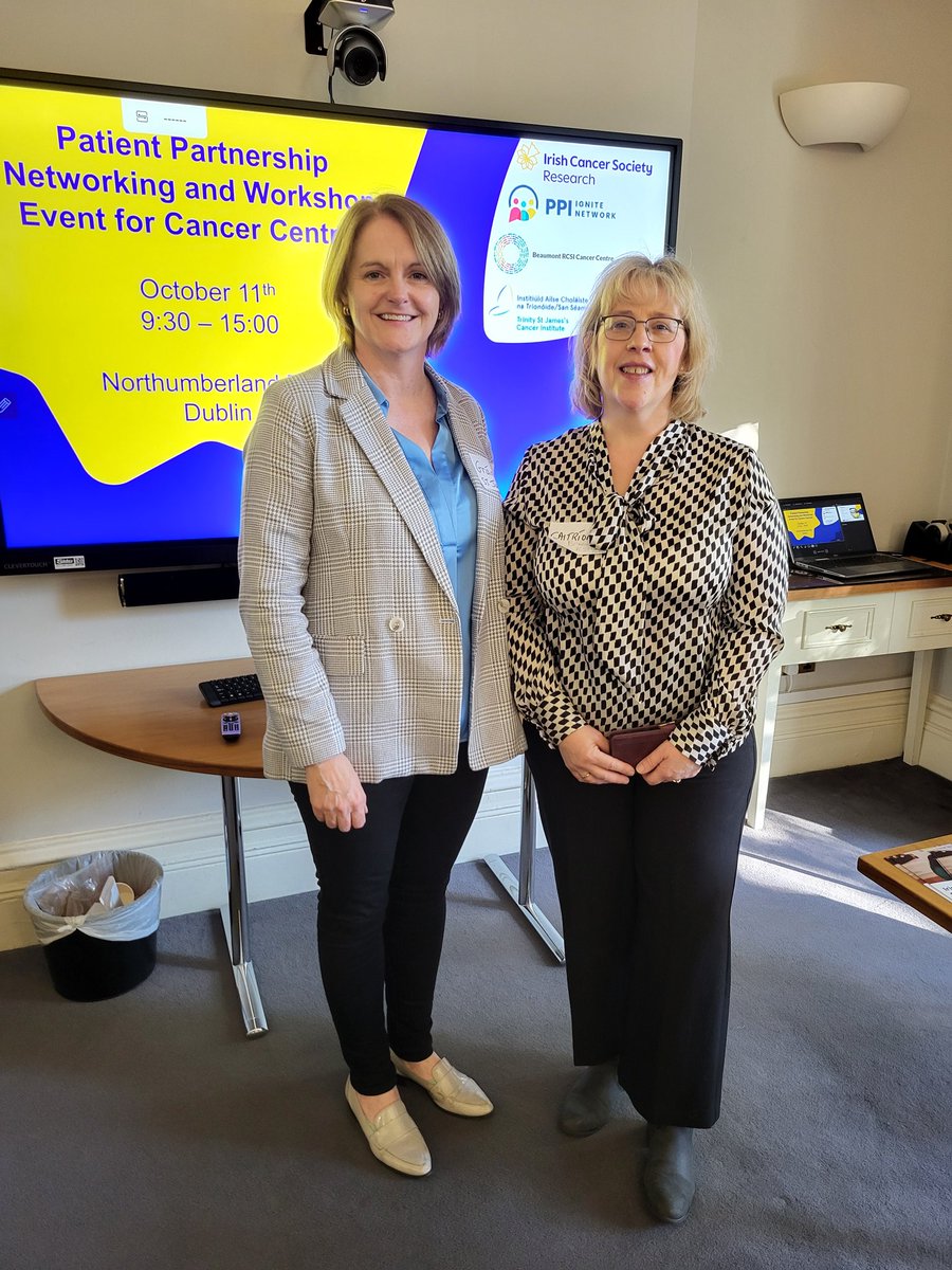 Grainne Smith (@grainnesmi63903) on Twitter photo Delighted to get this really important event, highlighting the importance of Patient Partnership underway. <a href="/CancerInstIRE/">Trinity St James's Cancer Institute</a> <a href="/IrishCancerSoc/">Irish Cancer Society</a> <a href="/CancerCentreIre/">Beaumont RCSI Cancer Centre</a> Delighted to get this really important event, highlighting the importance of Patient Partnership underway. <a href="/CancerInstIRE/">Trinity St James's Cancer Institute</a> <a href="/IrishCancerSoc/">Irish Cancer Society</a> <a href="/CancerCentreIre/">Beaumont RCSI Cancer Centre</a>