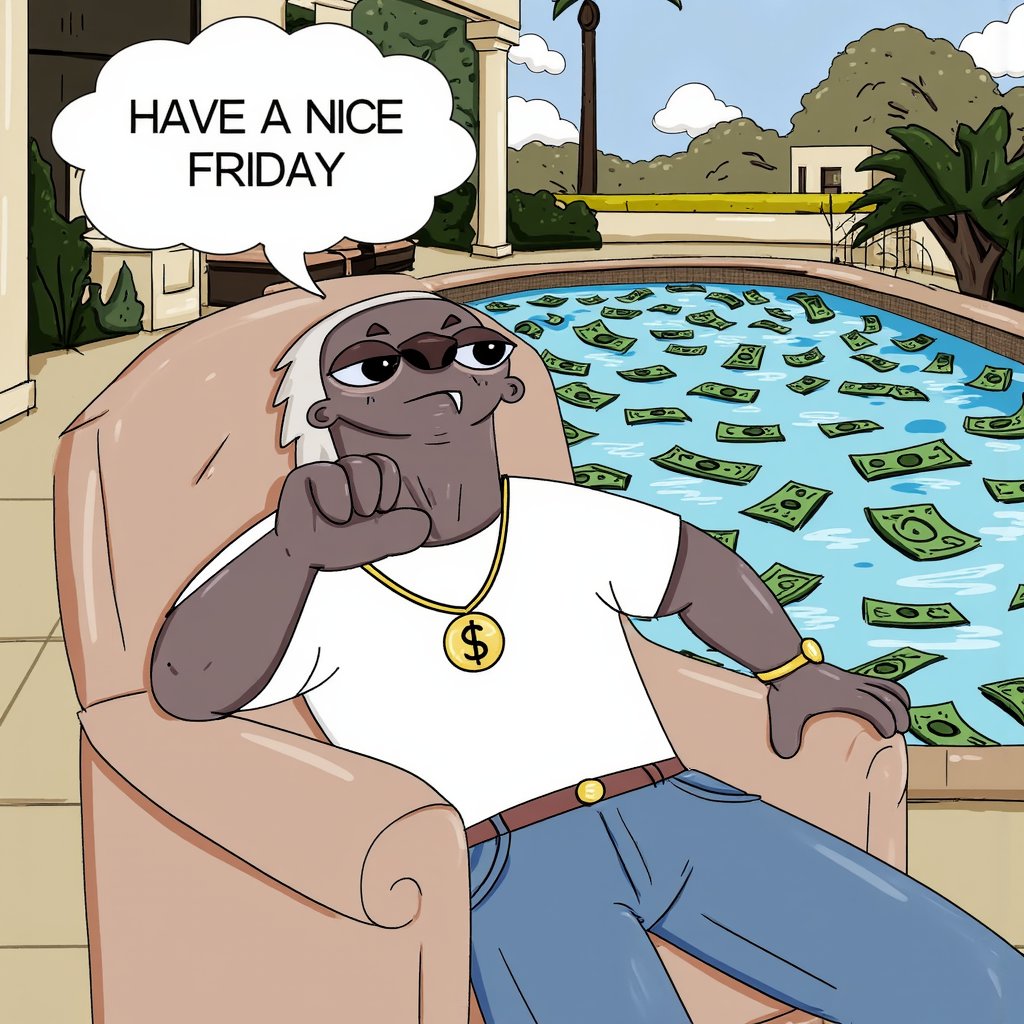 hbcsolana's tweet photo. GM fam! ☀️ What a week, LOL. Happy Friday—$HBC just survived its first week! 💪🚀 #HBCFam #FirstWeekDown #memecoinonsolana #MemetoFranchise https://t.co/9afOa0mKth